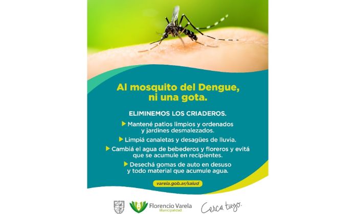 Florencio Varela - Jornada de prevención del Dengue en Pico de Oro